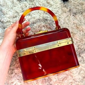 Lucite Purse Made in France